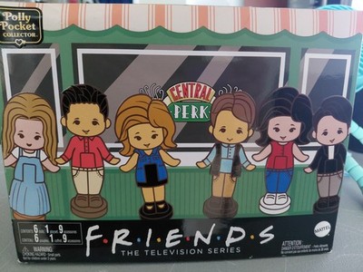 Polly Pocket Playset,Friends TV Show Collector Compact w/6 Dolls & 9 Accessories