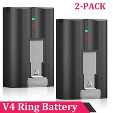 2-Pack V4 Battery for Ring-Doorbell Camera 2/3/4/3plus Spotlight Cam Replacement