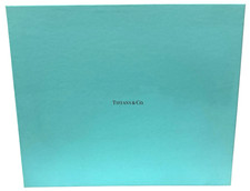 Tiffany  Co EMPTY Blue Gift Box Size 12.25  x 10  x 2.5" Authentic