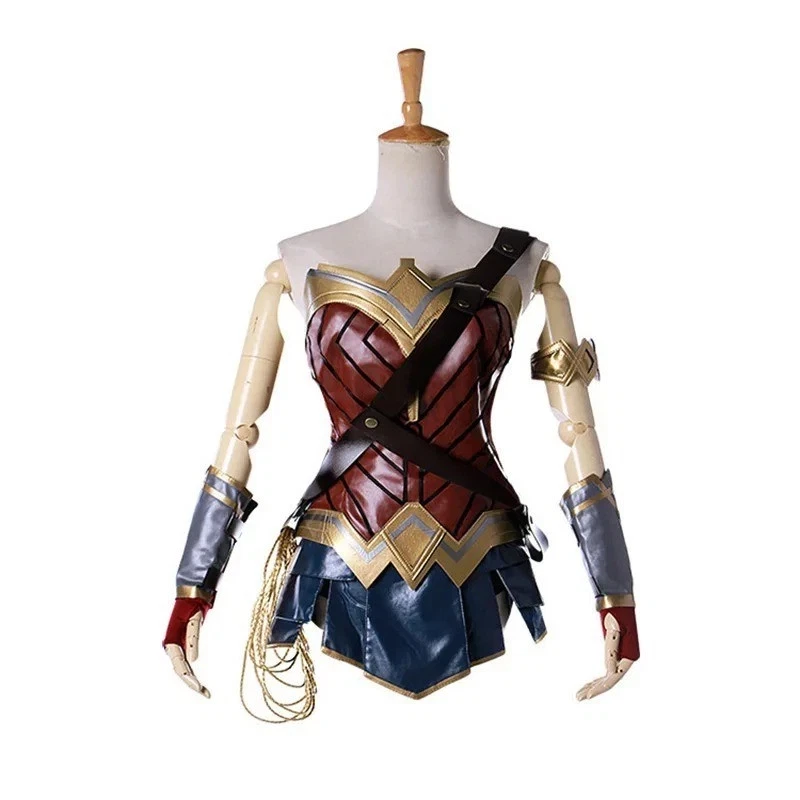 Roupa cosplay fantasia de Halloween europeia e americana da Mulher Maravilha RPG0 - Imagem 3 de 4