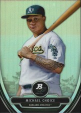 2013 Bowman Platinum Chrome Prospects Refractors #BPCP71 Michael Choice - BB