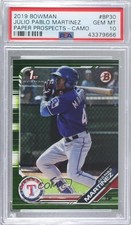2019 Bowman Prospects Camo Julio Pablo Martinez #BP-30 PSA 10 GEM MT g6p