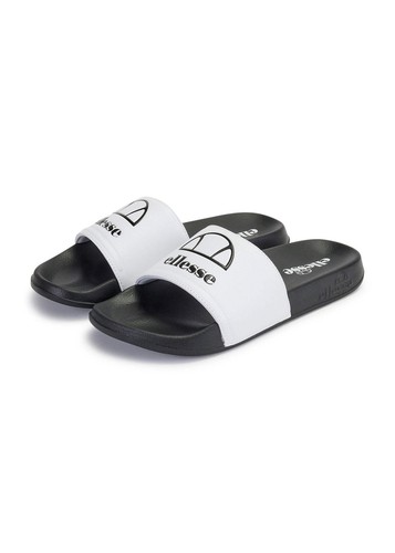 Ciabatte da piscina uomo Ellesse Fellenties bianco nero - Foto 6 di 14