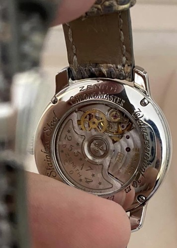 WATCH ZENITH CHRONOMASTER FOR WOMENS STAINLESS STEEL - Picture 6 of 7