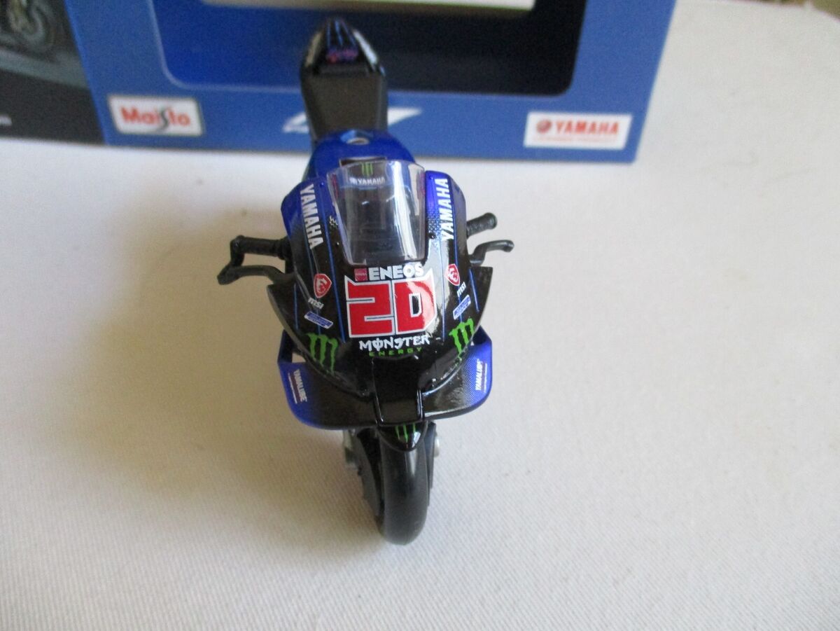 Maisto - Yamaha Factory - Moto GP Racing - #20 Fabio Quartararo - Réplique  Moto - Echelle 1/18 - Nouveauté FA 2022 - Véhicule De Collection -  Miniature pour enfant : : Jeux et Jouets