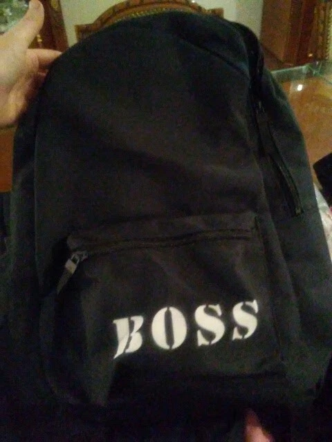 Hugo boss kids backpack cheap
