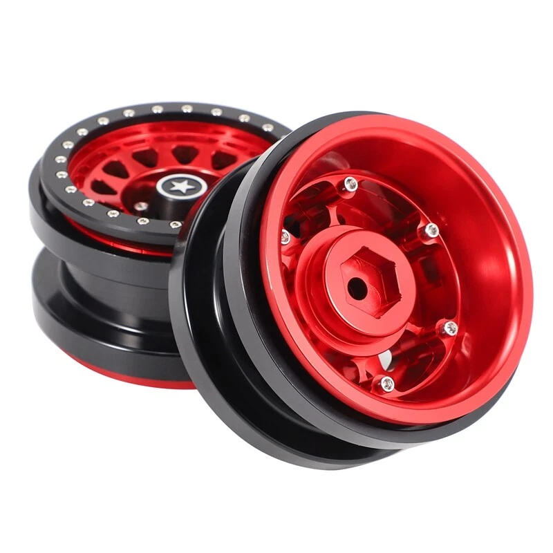 CNC 2.9” Beadlock Wheel Hub Rim For 1/6 RC Crawler Car Axial SCX6 Jeep Wrangler - Image 4 of 4