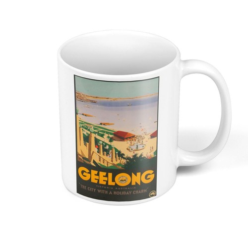 Tasse Céramique Mug Bandol Cote d'Azur Style Art Deco Poster Retro