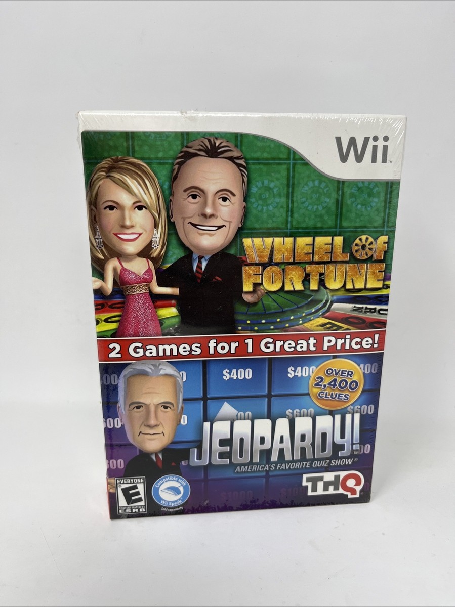 Sealed Gameshow Fun Double Pack Wheel of Fortune Jeopardy