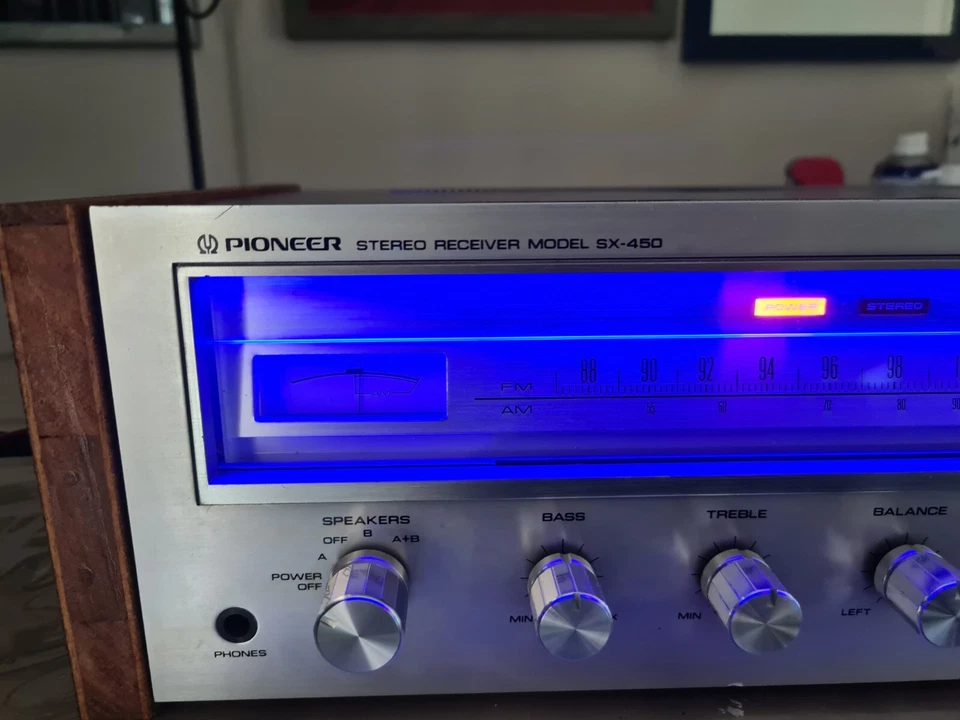 stupendo sintoamplificatore vintage PIONEER SX 450 - Immagine 2 di 4