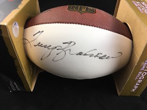 terry bradshaw autographed football