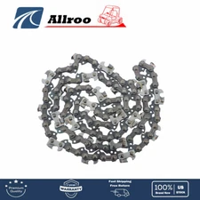 16 In Sawwood Chain 3/8LP .050 Alloy 56 Knots For logging Chainsaw Chain Silver