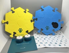 Fluent Pet Tester Kit 2 Sound Buttons 2 Hextiles Talking Dog Cat More FluentPet