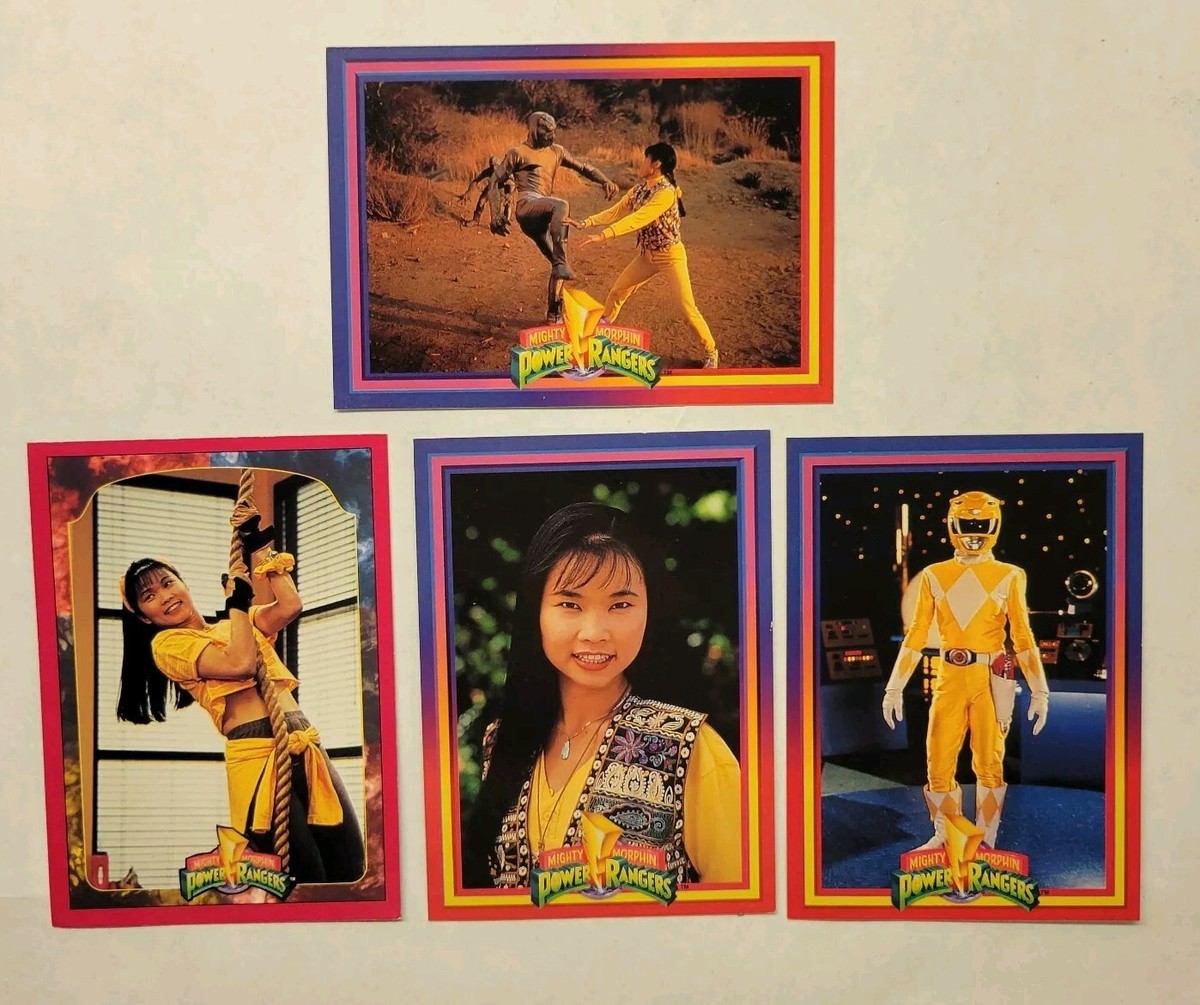 ULTIMATE (4) Card Lot TRINI Yellow Ranger 1994 HOT RARE! | eBay