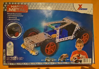 HAPPY METAL Metall-Baukasten mit Friktionsmotor von XTOYS