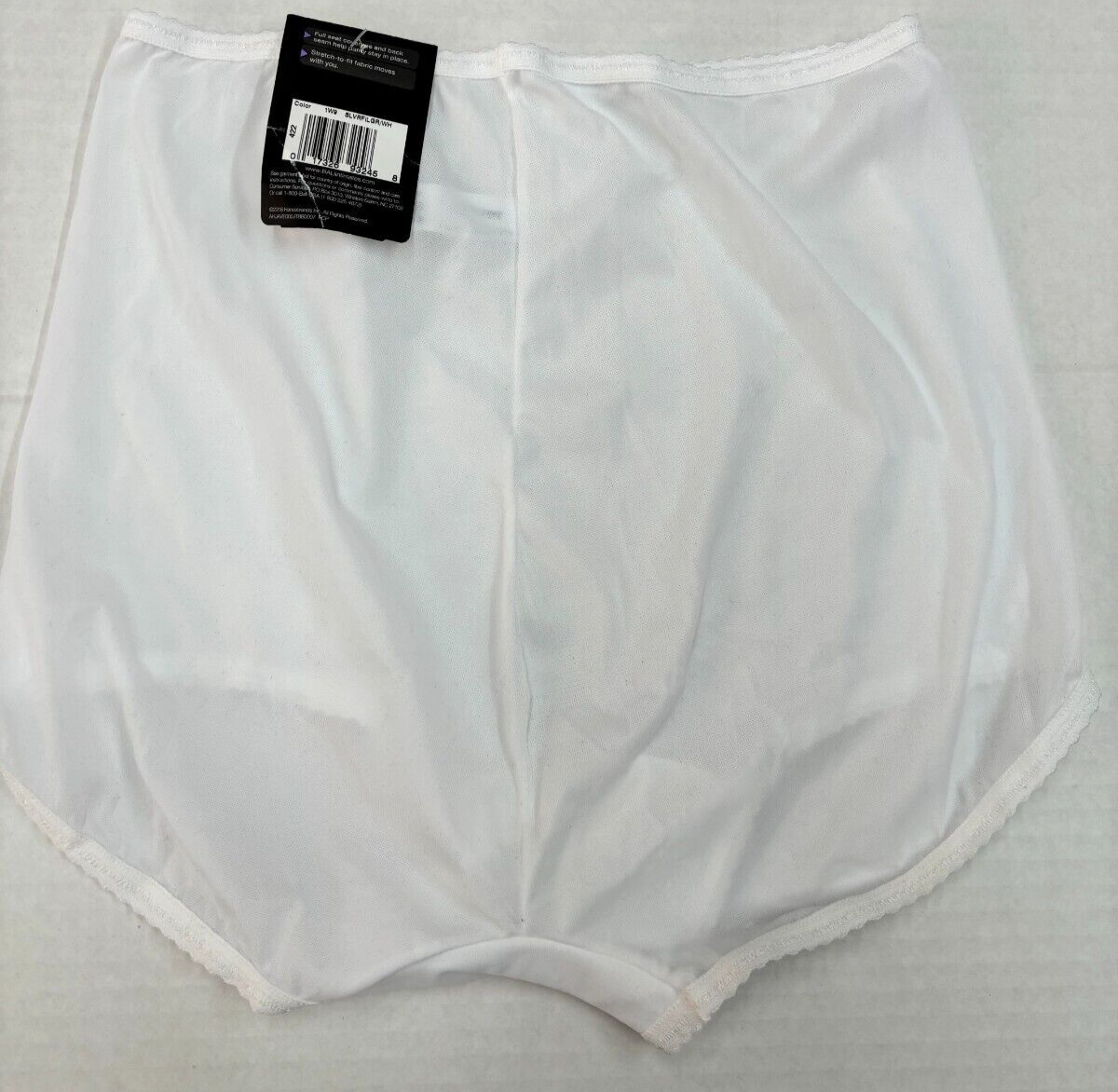 24A31 Bali V633 Skimp Skamp Brief 7/LG White | eBay