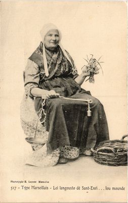 Ancienne CPA 13 – Type Marseillais En Costume Provençal – Début 1900