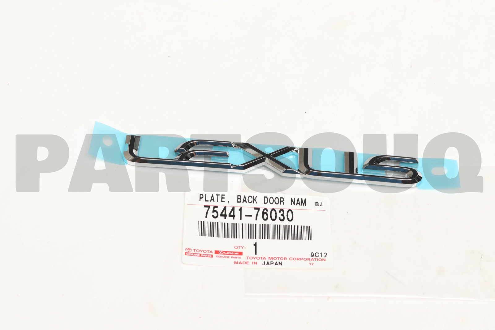 7544176030 Genuine Toyota PLATE BACK DOOR 75441-76030 | eBay 