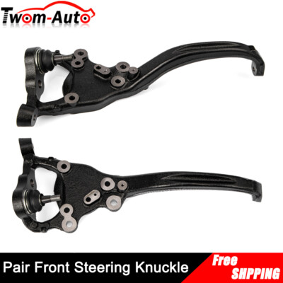 Front Pair Steering Knuckle For Chrysler 300 Dodge Challenger Charger 3.6 5.7L