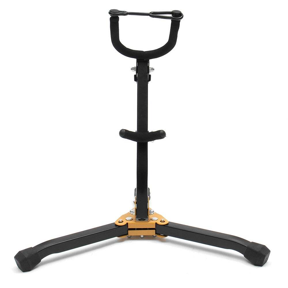 Foldable Tenor Saxophone Stand Alto Metal Floor Tripod Holder Woodwind Instrumen
