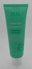om SHE Aromatherapy GREEN TEA & BERGAMOT Moisturising Hand Cream