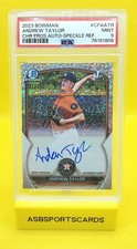 2023 Bowman Chrome Andrew Taylor 1st RC Auto Speckle Ref #231/299 PSA 9 Pop 4 🆎