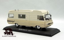 Miniature IXO CAMPING CAR 1/43e Le Maillet Eric 3 sur PEUGEOT J7 1976 NEUF