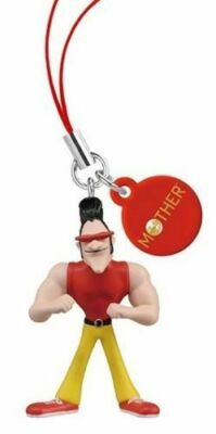 Takara Tomy Mother 1 Earthbound Beginnings Zero Phone Strap Figure Teddy