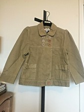 See By Chloe Cropped Smock Trench Cotton Jacket 