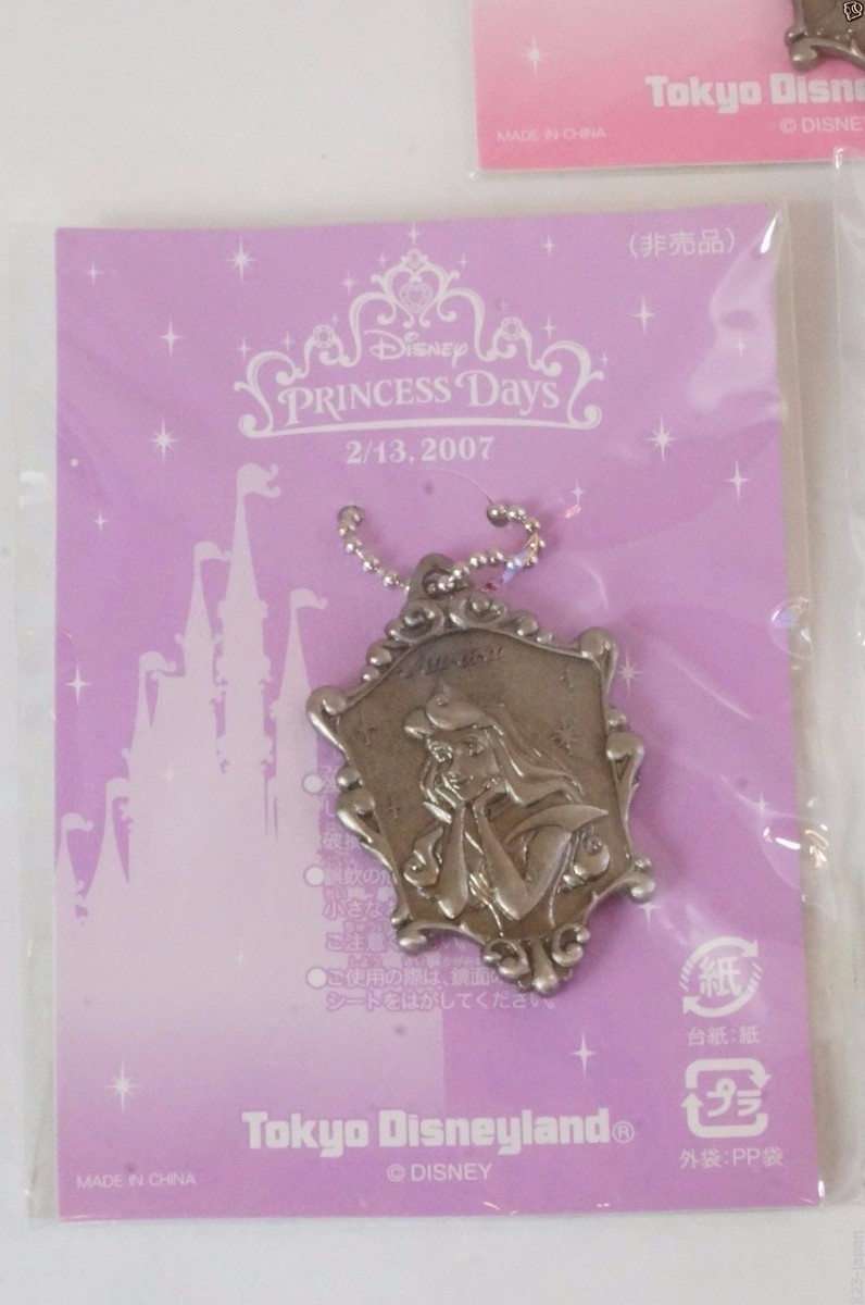 Tokyo Disney Resort PRINCESS Days 2007 5 Charm Complete Set