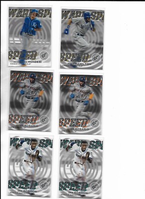 2019 Stadium Club WARP SPEED Pick-A-Card Mondesi Hamilton Rosario Dee Gordon