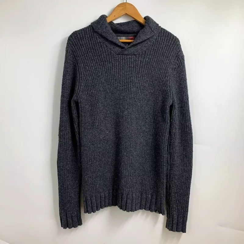 prana ribbed organic cotton pullover long sleeve hoodie
