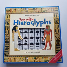 Egyptian Art Heiroglyphic stamp ink set Roehrig 2009 British Museum Egypt book