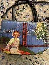 Vintage 1990s Bueno Art Crossbody Bag, San Fransisco Beaded