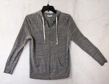 Women Old Navy Sweater Hoodie Hooded Full Zip Light Gray Ladies Athletic Fit- S