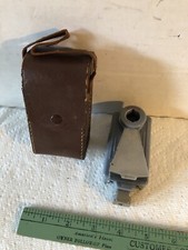 Vintage Micronta Folding Collapsible Flash BC Type Japan Original Leather Case