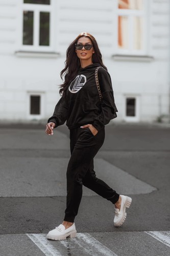 VELVET Black Colour Velvet tracksuit Size L - Picture 3 of 3