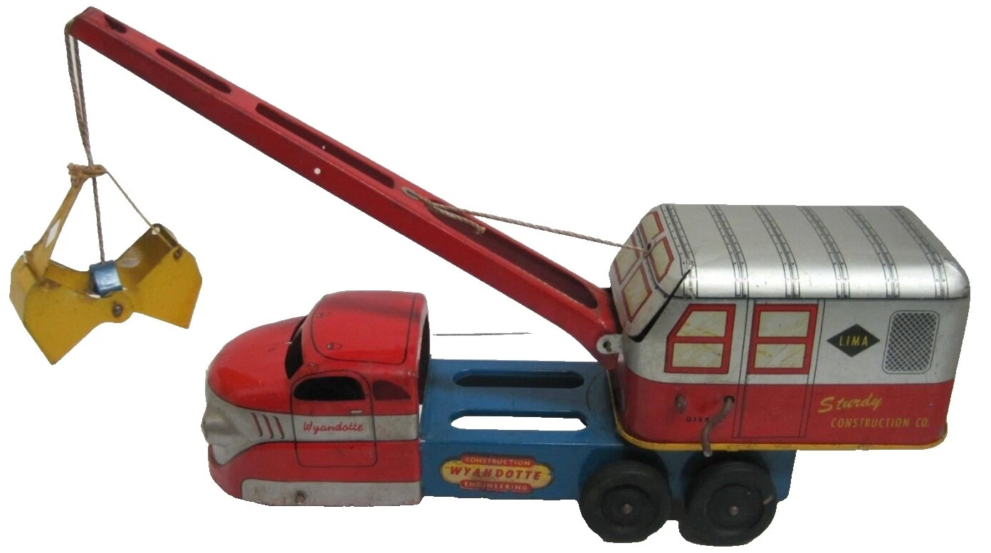 Chapa de acero de varios colores Vintage fabricación de equipos de construcción diecast