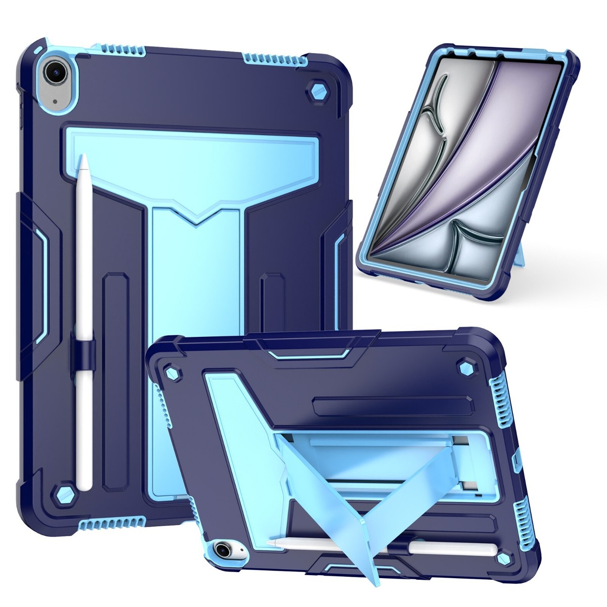 Custodia Protettiva Con Supporto Per IPad (11, 10.9, 12.9, 13, 10.2 Pollici) E IPad Air/Pro - Antiurto