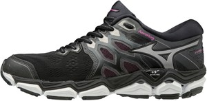 womens black mizuno running shoes