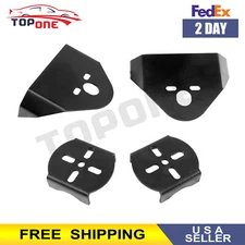 Upper & Lower Rear Bag Mounting Brackets Set of 4 Weld On Air Ride Suspension