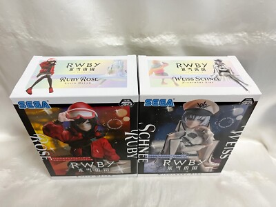RWBY Ice Queendom Ruby Rose & Weiss Schnee PM Perching Figure set 