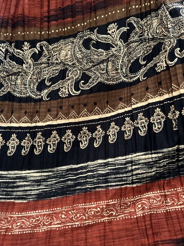 Stone bridge Skirt Size MediumLong Gypsy Boho VTG Retro Hippy Paisley Folk Tiers - Picture 3 of 4