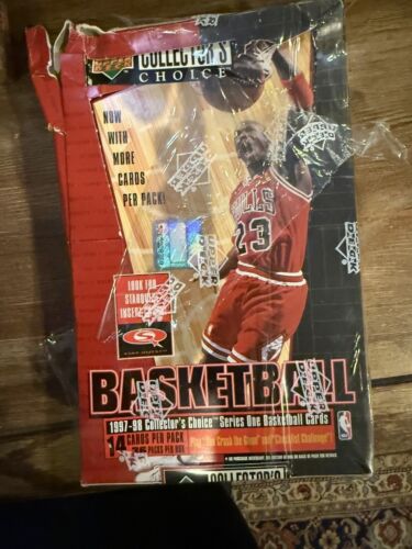 1997-98 Upper Deck Collector's Choice Series 1 Basketball Sealed Box Kobe Jordan