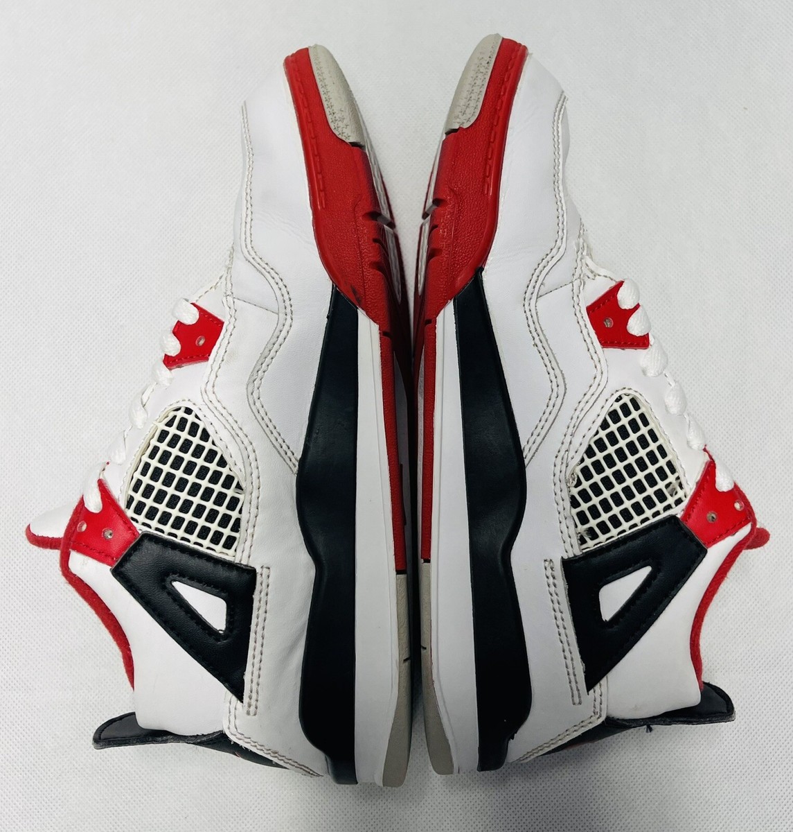 Nike Air Jordan 4 Retro Fire Red 2020 Size 2.5Y | eBay