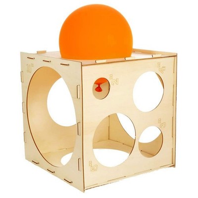 Ballon Größenbox, Holz Ornament vielseitig Bogen bis 12'', Party Deko Ballon