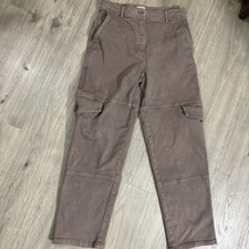 Aritzia Wilfred Free Modern Cargo Utility Pant High Waist Women s Sz 6 Brown