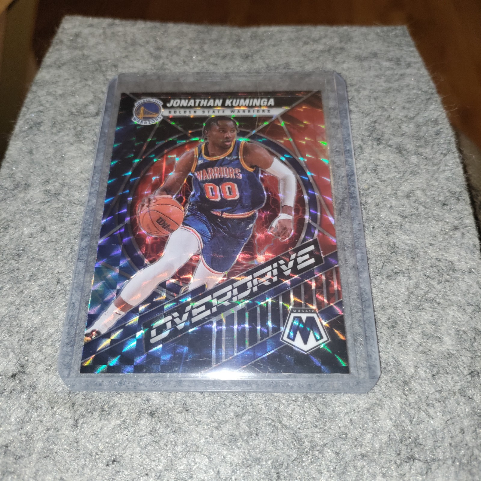 💥 2021-22 Panini Mosaic - Overdrive Jonathan Kuminga #25 (RC)