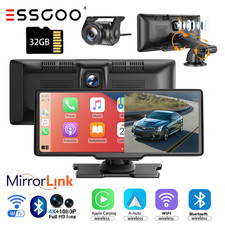 10.26 Carplay Dashcam mit Rückfahrkamera Android Auto tragbare Navigationsgerät