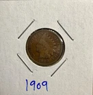1909 Indian Head Cent – Final Year of the Series